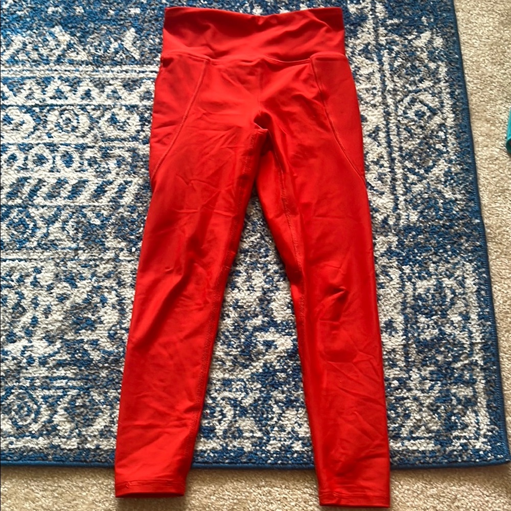 Old Navy Red Leggings Vibrant and Comfortable